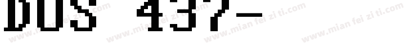 DOS 437字体转换